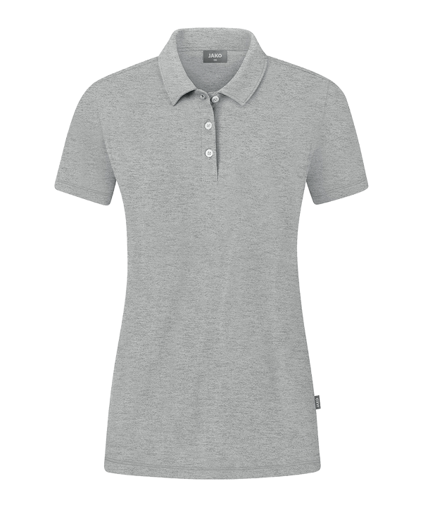 Jako Organic Stretch Polo Shirt Damen Grau F520