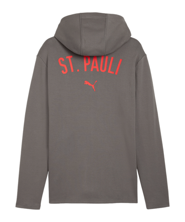 PUMA FC St. Pauli Casual Kapuzenjacke Grau F06 - grau