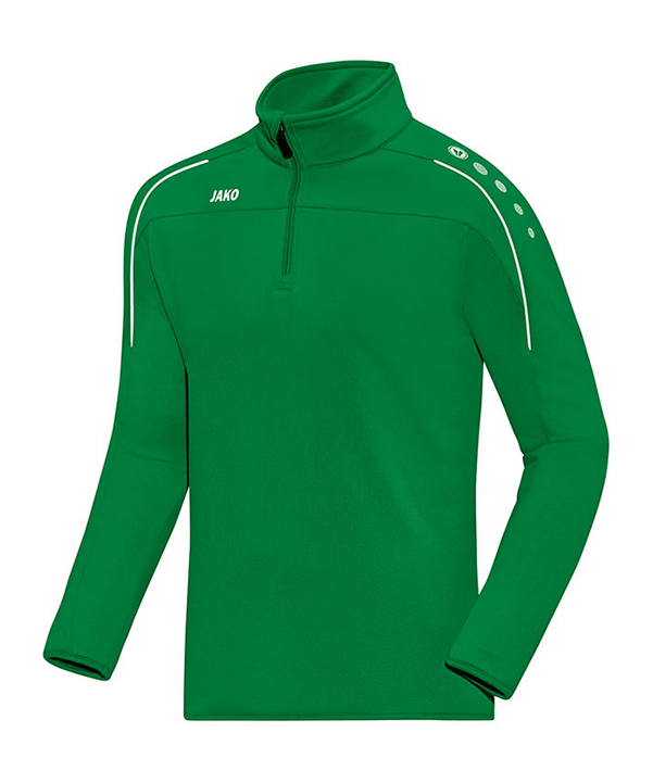 JAKO Classico Ziptop Grün Weiss F06
