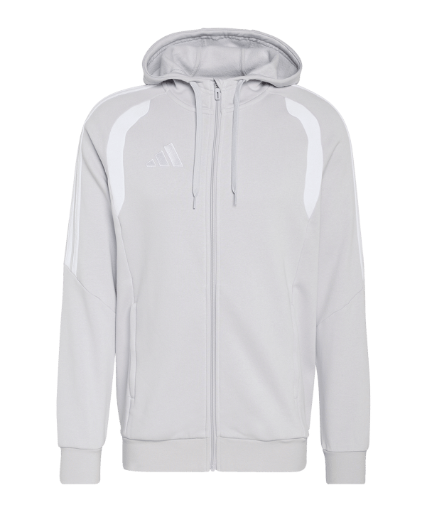 adidas Tiro 26 League Kapuzenjacke Grau 