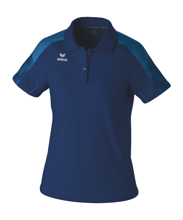 Erima EVO STAR Polo Damen Blau 