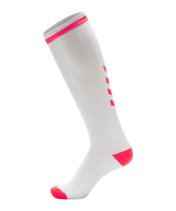 Hummel Elite High Socken Weiss Pink F9232 - weiss