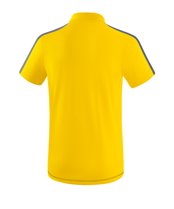 Erima Squad Poloshirt Gelb Schwarz - gelb