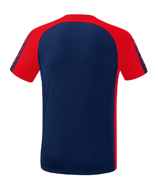 Erima Six Wings T-Shirt Kids Dunkelblau Rot - blau