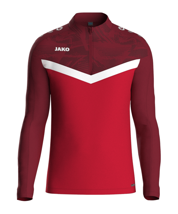 JAKO Iconic HalfZip Sweatshirt Rot F103
