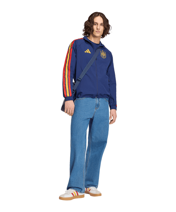 adidas FEF Ecuador AN Jacke Blau - blau