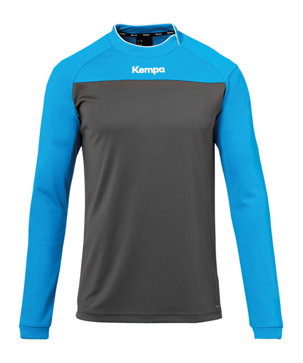 Kempa Prime Shirt langarm Grau Blau F02