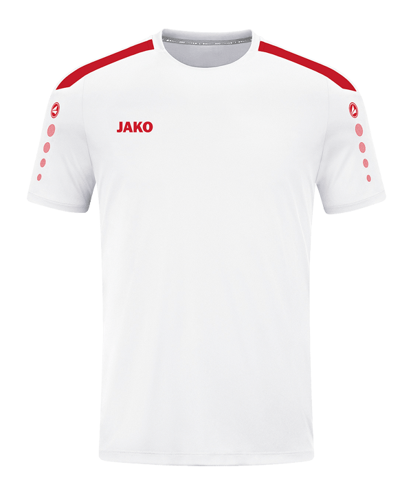 JAKO Power Trikot Kids Weiss Rot F004