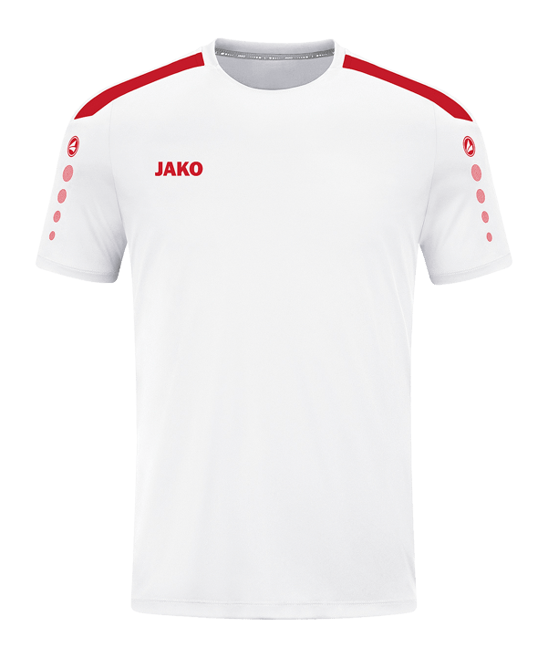 JAKO Power Trikot Kids Weiss Rot F004