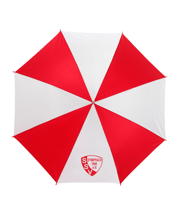 SSV Stimpfach Wappen Regenschirm Weiss Rot