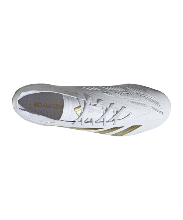 adidas Predator Elite FG Day Spark Weiss Gold - weiss