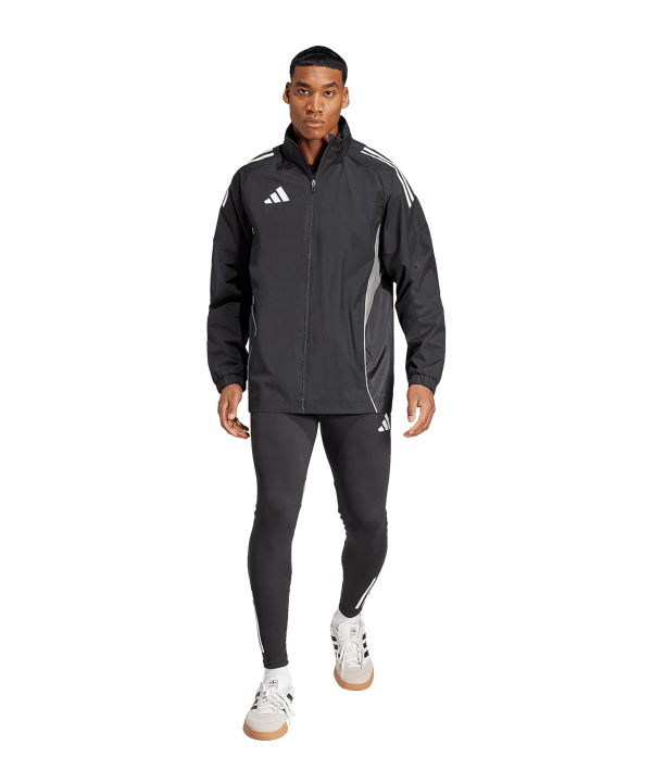 adidas Tiro 25 Competition Regenjacke Schwarz - schwarz