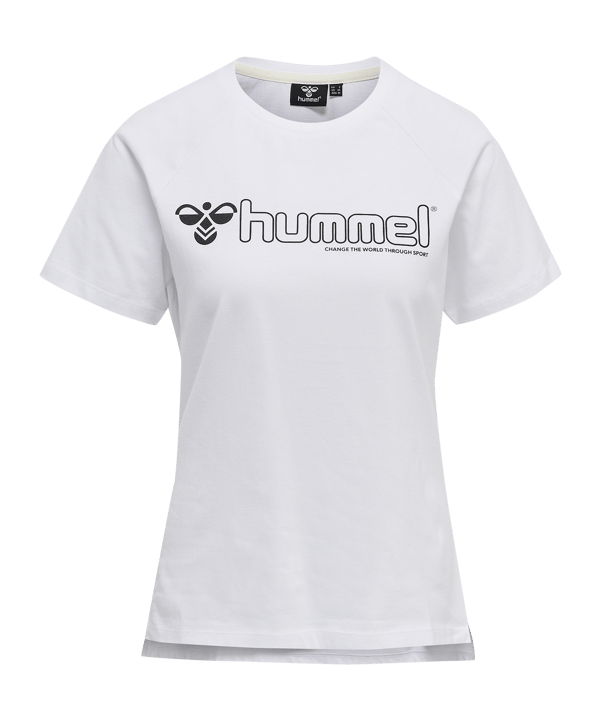 Hummel hmlNONI 2.0 T-Shirt Damen Weiss F9001