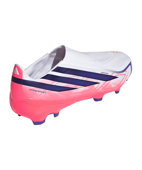 adidas F50 Hyperfast League Laceless FG Weiß - weiss