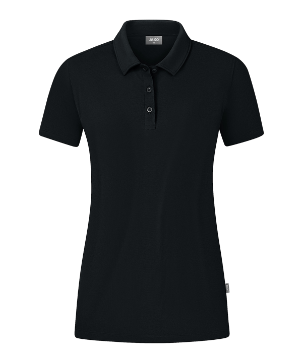 Jako Organic Stretch Polo Shirt Damen Schwarz F800 - schwarz