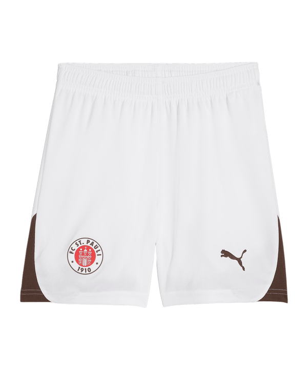 PUMA FC St. Pauli Short Away 2024/2025 Kids Weiss F02 - weiss