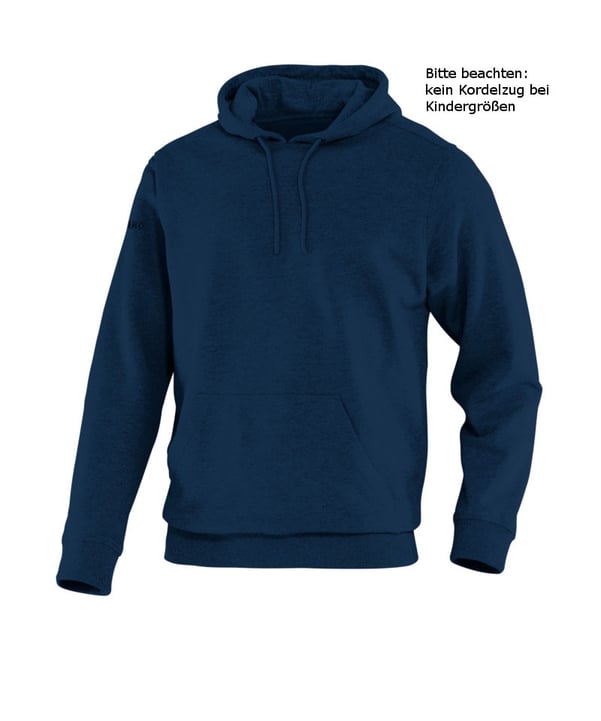 JAKO Team Kapuzensweat Hoody Kids Dunkelblau F09