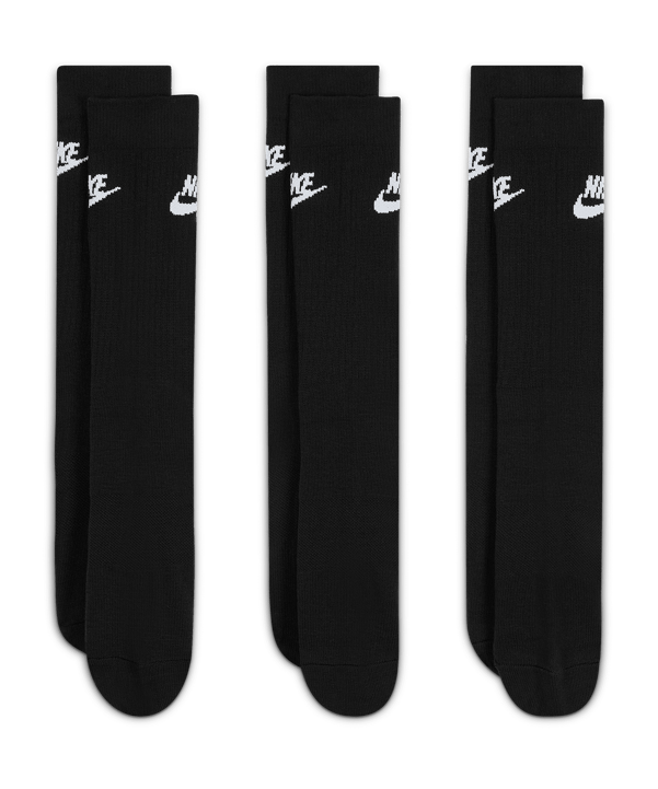 Nike Everyday Essential Crew Socken 3er Pack F010 - schwarz