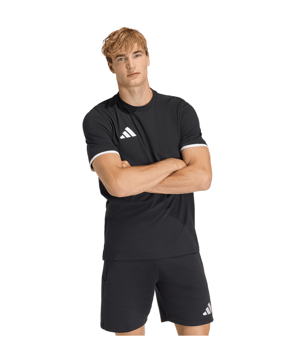 adidas Entrada 26 T-Shirt Schwarz 