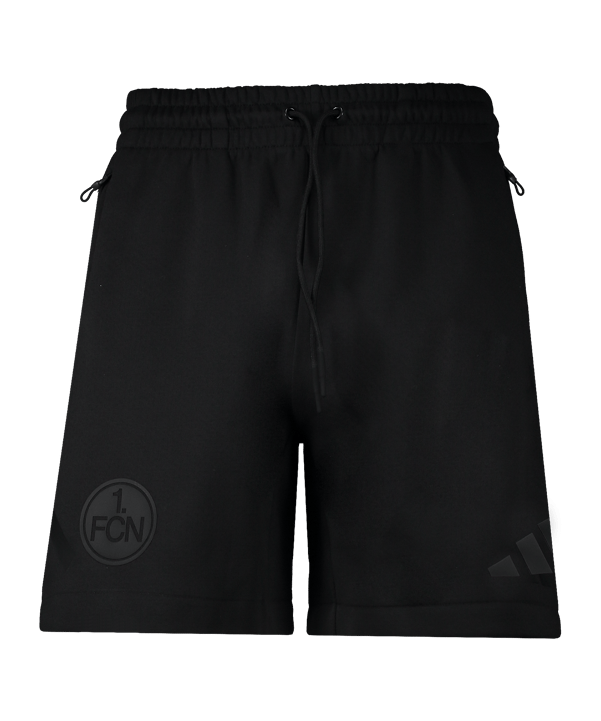 adidas 1. FC Nürnberg Travel Short 2026/2027 Schwarz - schwarz
