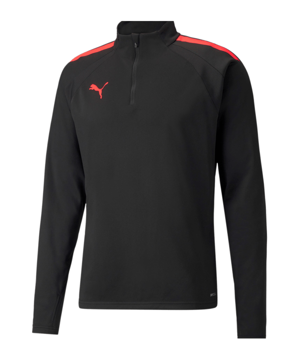PUMA teamLIGA HalfZip Sweatshirt Schwarz Rot F43 