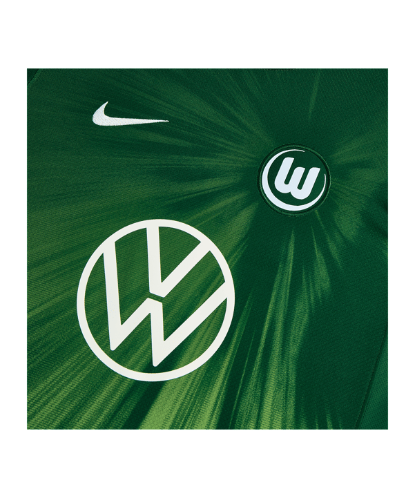 Nike VfL Wolfsburg Trikot Home 2025/2026 Kids Grün F341 - gruen