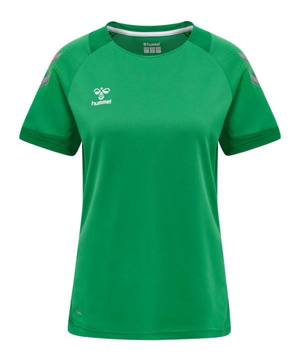 Hummel hmlLEAD Trainingsshirt Damen Grün F6235