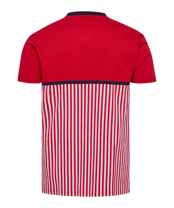 hummel DBU Dänemark Fan 86 Block Cotton T-Shirt 2026 Rot F3681 - rot
