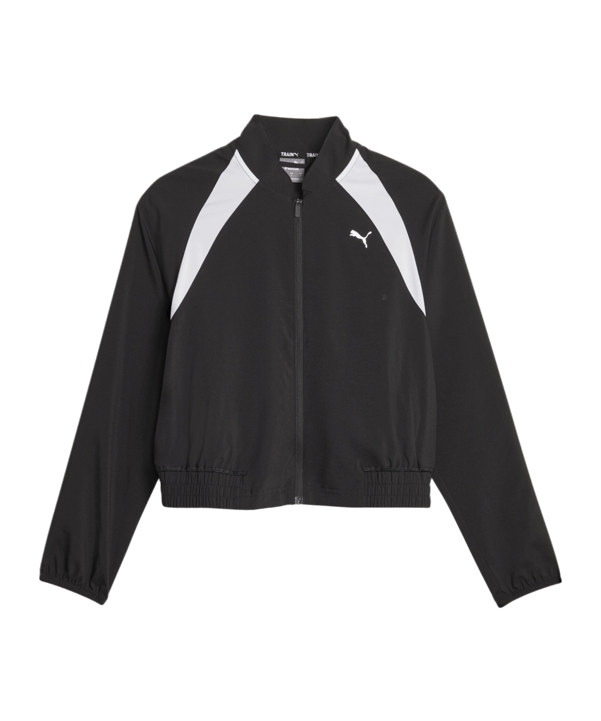 PUMA Fit Woven Fashion Jacke Damen Schwarz F01