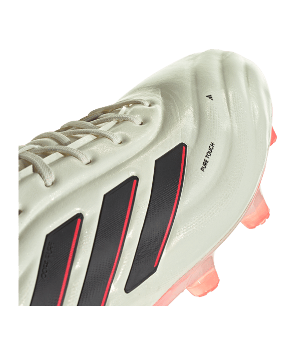 adidas COPA Pure 2 Elite FG Solar Energy Weiss Schwarz Rot - weiss