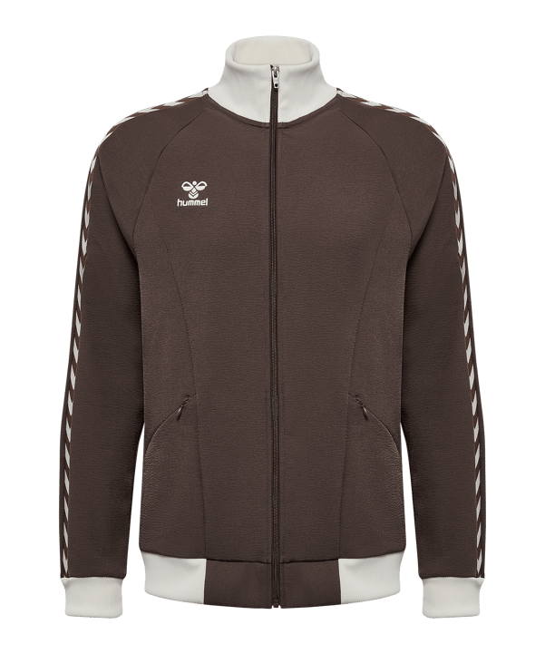 hummel Root Track Jacke Braun F8026 
