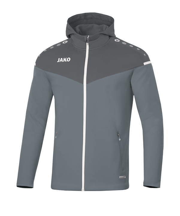 JAKO Champ 2.0 Kapuzenjacke Grau F40
