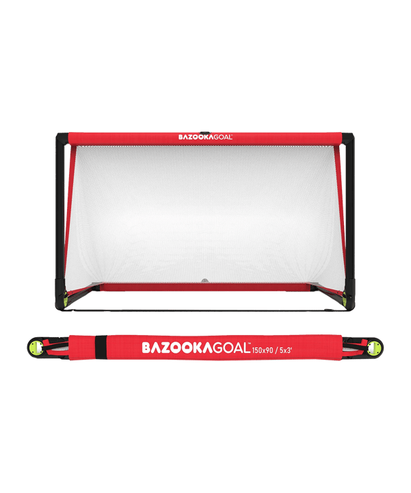 BAZOOKAGOAL CLASSIC PVC | 150x90cm | Rot Weiss | - rot