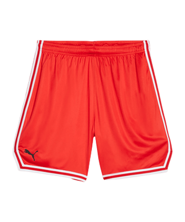 PUMA Hoops Team Game Short Kids Rot F004 - rot