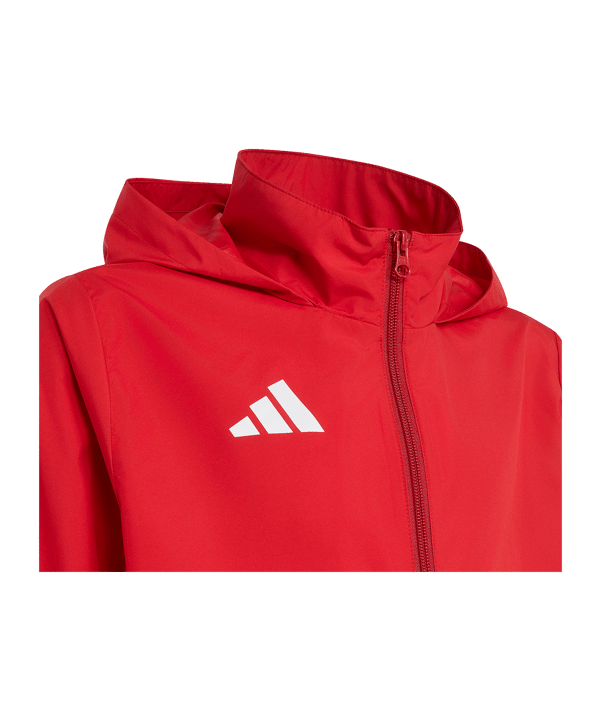 adidas Entrada 26 Jacke Kids Rot - rot
