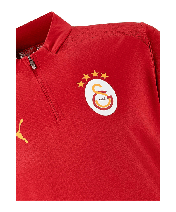 PUMA Galatasaray Istanbul 1/4 Zip Sweatshirt Rot F01 - rot