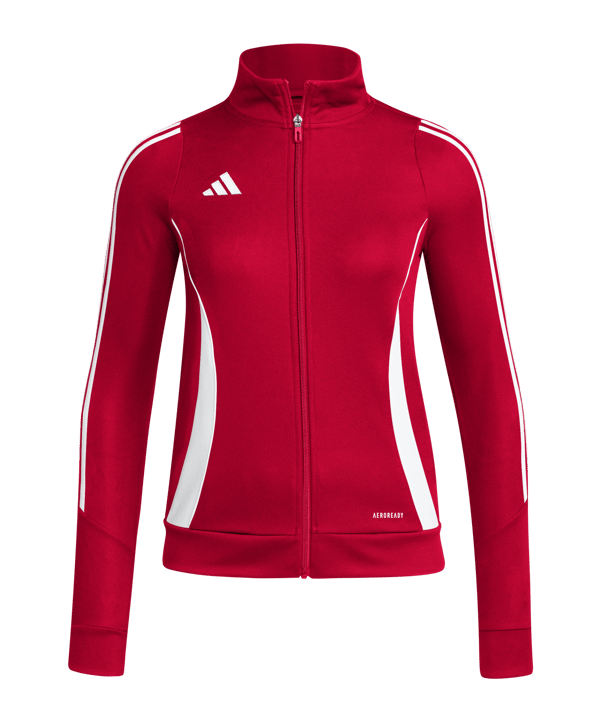 adidas Tiro 24 Trainingsjacke Damen Rot Weiss