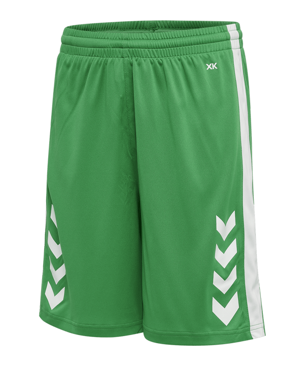 Hummel hmlCORE XK Basket Short Kids Grün F6235 