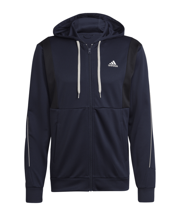 adidas MTS Rib Aeroready Freizeitanzug Blau - blau