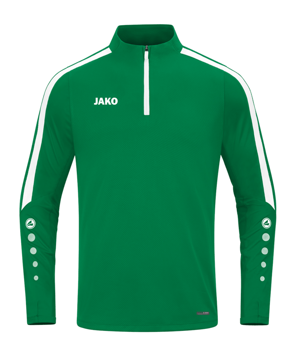 JAKO Power Sweatshirt Grün Weiss F200 - gruen