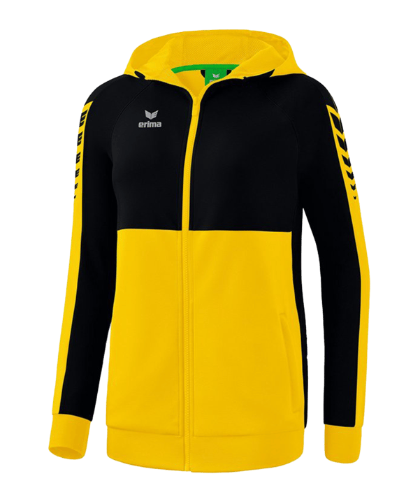Erima Six Wings Kapuzenjacke Damen Gelb