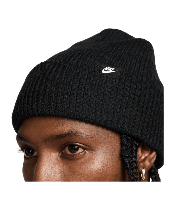 Nike Peak Beanie Schwarz F010