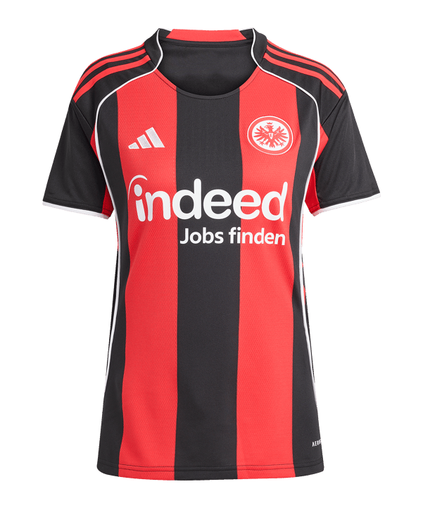 adidas Eintracht Frankfurt Trikot Home 2025/2026 Damen Schwarz - schwarz