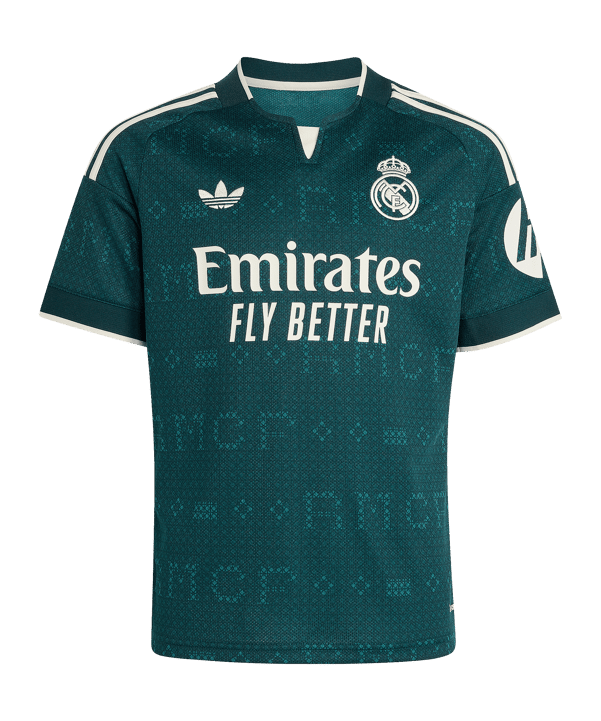 adidas Real Madrid Trikot Away 2026/2027 Kids Grün - gruen