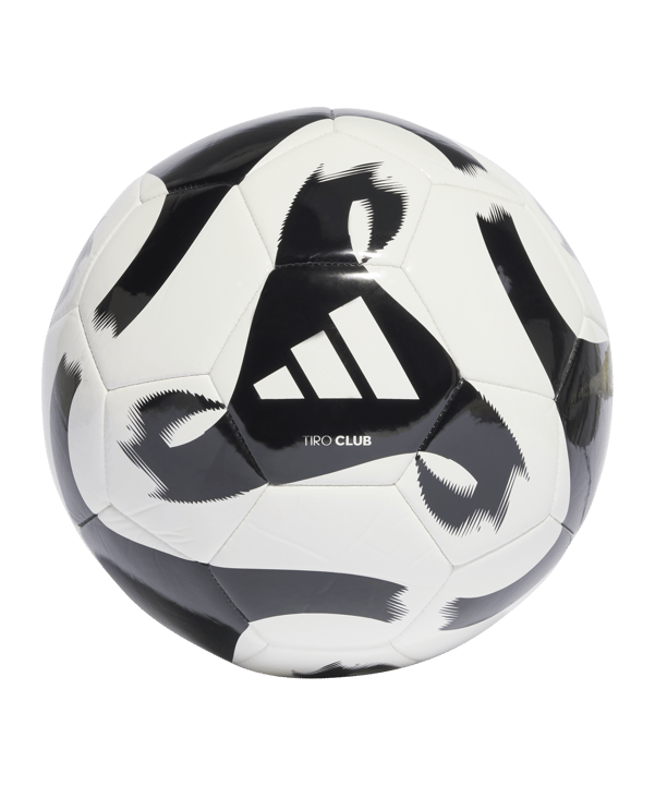 adidas Tiro Club Trainingsball Weiss Schwarz