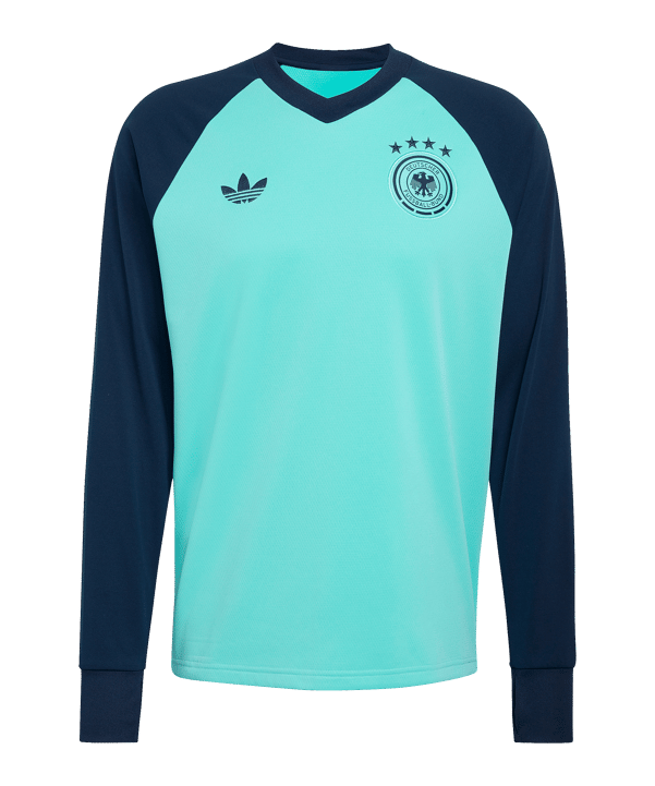 adidas DFB Deutschland Prematch Sweatshirt WM 2026 Türkis - tuerkis