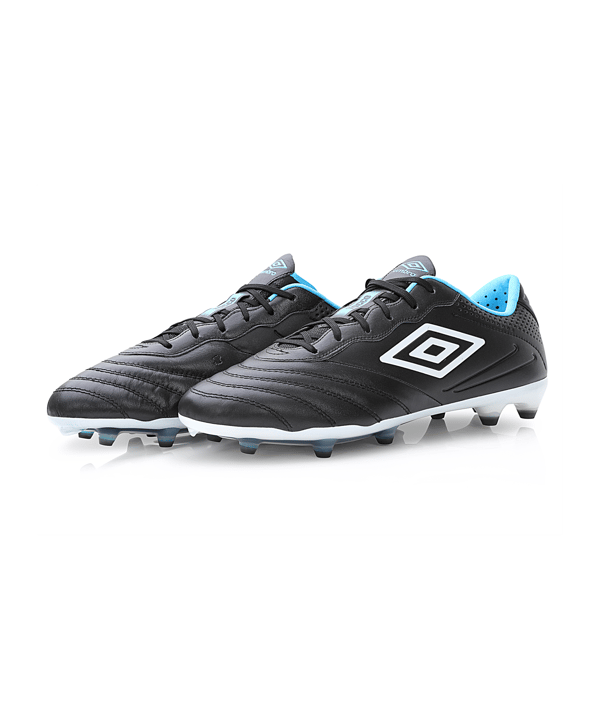 Umbro Tocco III Pro FG Schwarz Weiss Blau FLMN - schwarz
