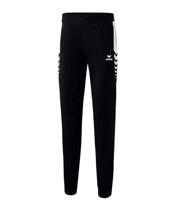 Erima Six Wings Worker Hose Damen Schwarz Weiss