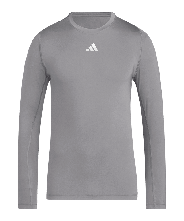 adidas Techfit Longsleeve T-Shirt Grau 