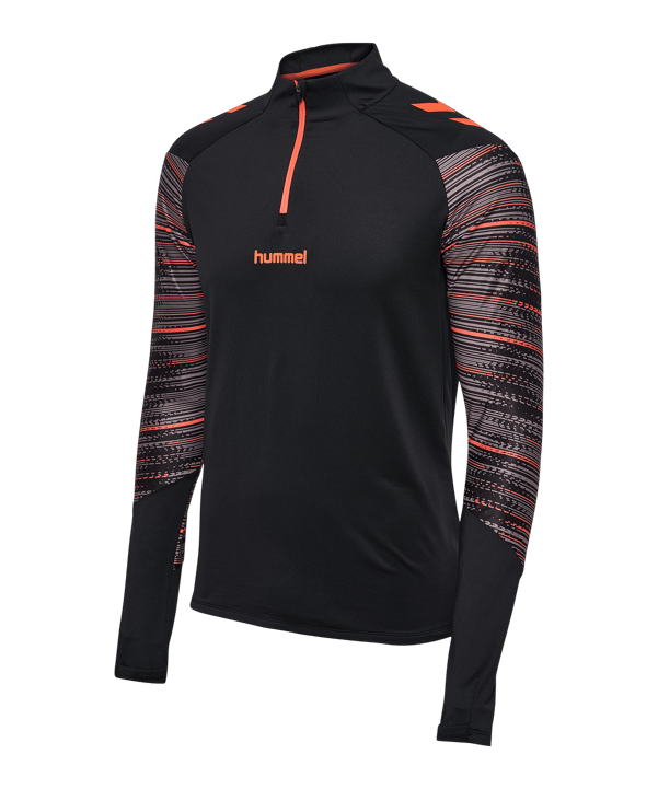 Hummel Blaze Pro Training Half Zip Sweatshirt Schwarz F2442 - schwarz